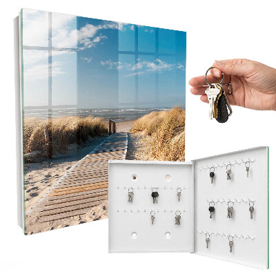 Schlüsselkasten mit Motiv ruhiger Strand