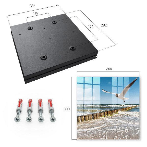 Schlüsselbox für die Wand im maritimen Design