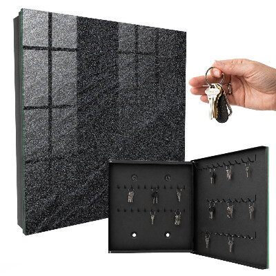 Schlüsselbox für die Wand mit Steinstruktur