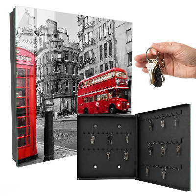 Schlüsselbox im Design Londons Kontrast