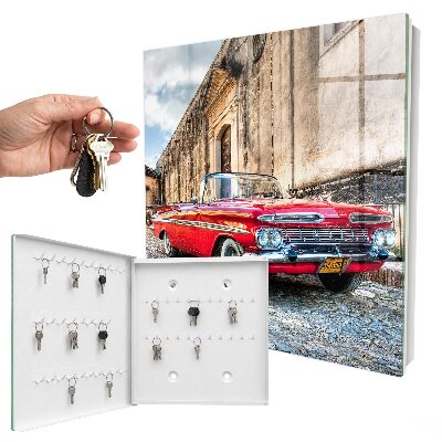 Schlüsselbox für die Wand im Retro-Auto-Design