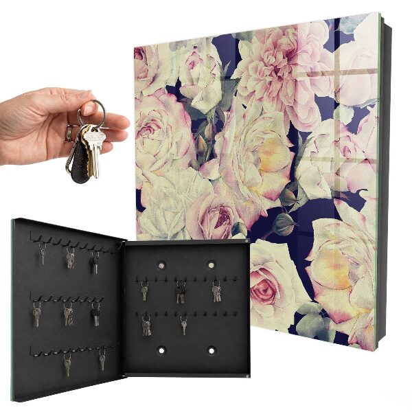Schlüsselkasten im Design Florale Eleganz