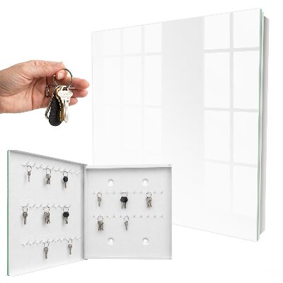 Wand-Schlüsselbox in Schwarz