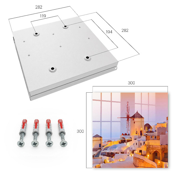 Schlüsselbox mit Motiv Griechische Insel