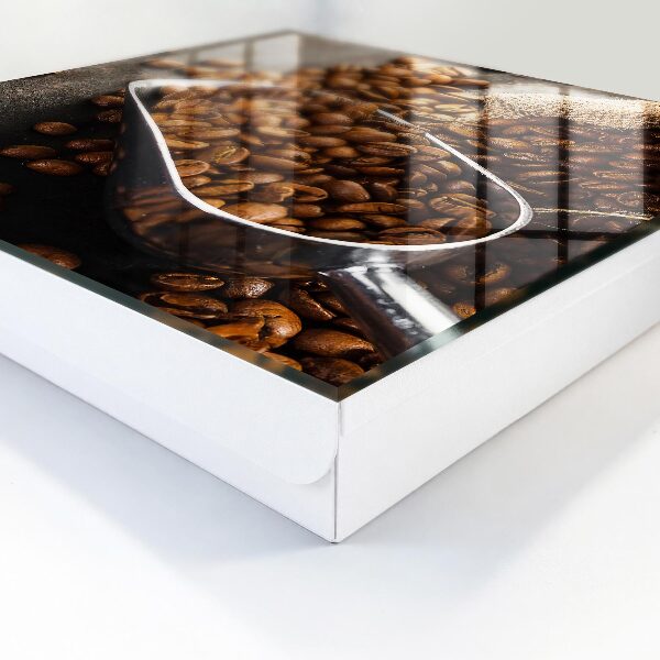Schlüsselkasten mit Kaffeebohnen Design