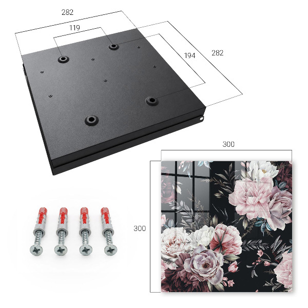 Schlüsselbox mit Motiv Der Zauber der Blumen