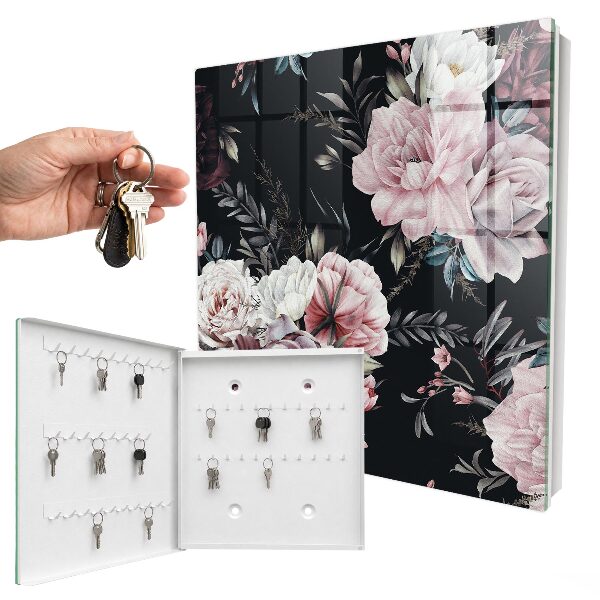 Schlüsselbox mit Motiv Der Zauber der Blumen