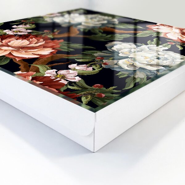 Schlüsselbox zur Wandmontage Motiv Blumen der Natur