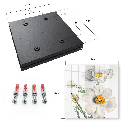 Schlüsselbox mit Motiv Blumen der Natur