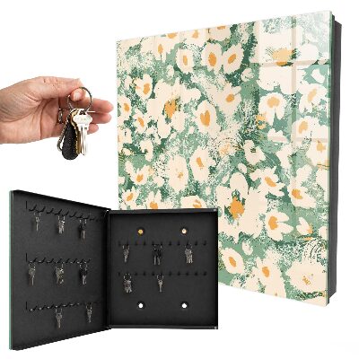 Schlüsselkasten mit Blumenmuster