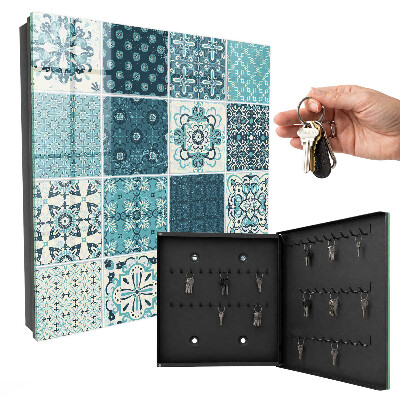Schlüsselbox für die Wand im Retro-Mosaik-Design