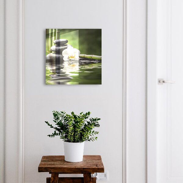 Schlüsselkasten mit Zen-Orchidee Motiv