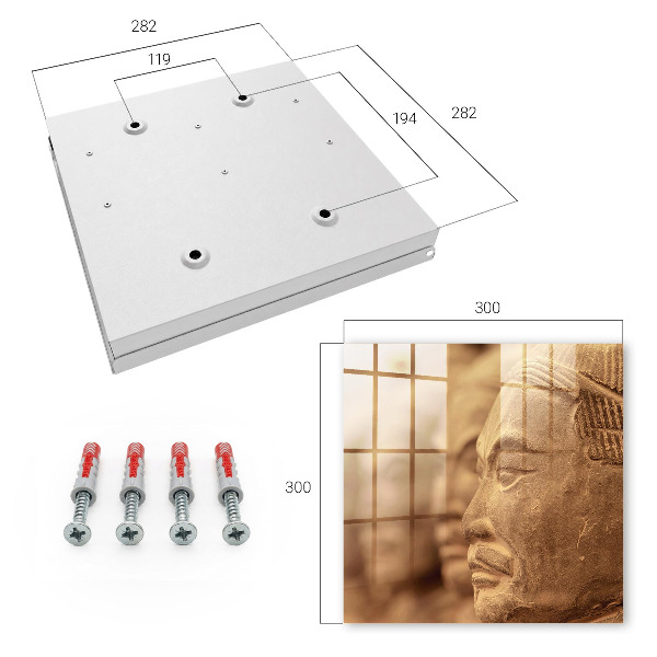 Schlüsselkasten im Design historisches Denkmal