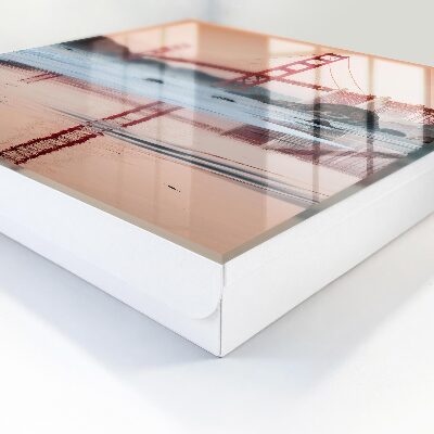 Schlüsselbox für die Wand mit Sonnenuntergang-Motiv
