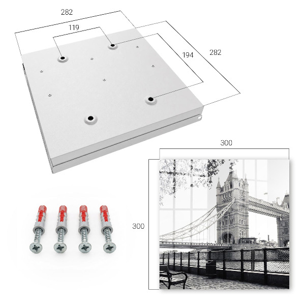 Schlüsselbox mit Motiv Gotische Brücke