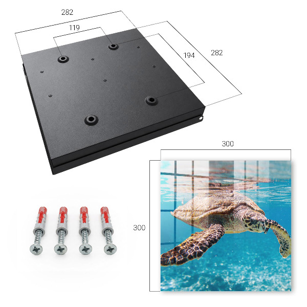 Schlüsselkasten mit Motiv Unterwasserwelt
