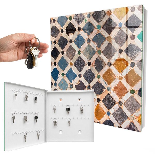 Schlüsselbox im Design Mosaik der Farben