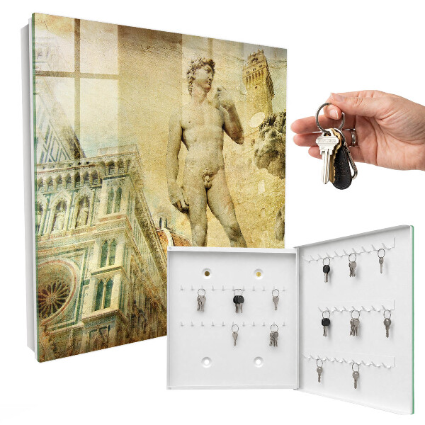Schlüsselbox zur Wandmontage im Design Florentiner Renaissance