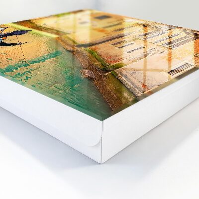Schlüsselbox zur Wandmontage Motiv Kanäle von Venedig