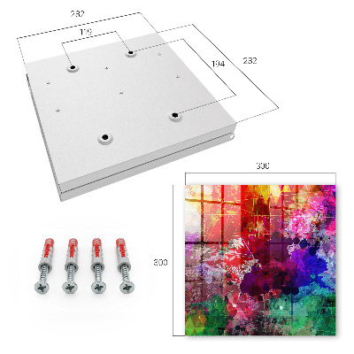 Schlüsselbox für die Wandmontage Ausführung in Farbe