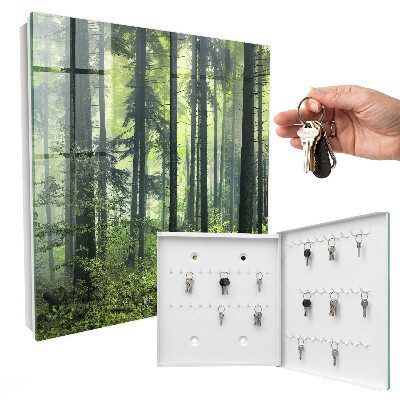 Schlüsselkasten mit Motiv Grüner Wald