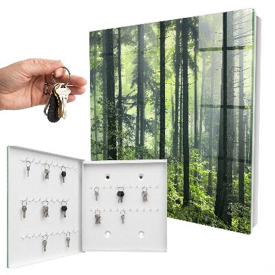 Schlüsselkasten mit Motiv Grüner Wald