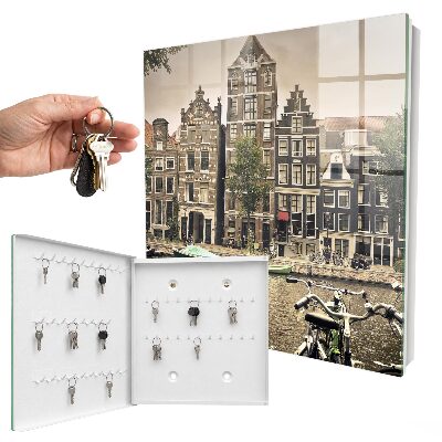 Schlüsselbox für die Wand Ausführung Frieden in der Stadt