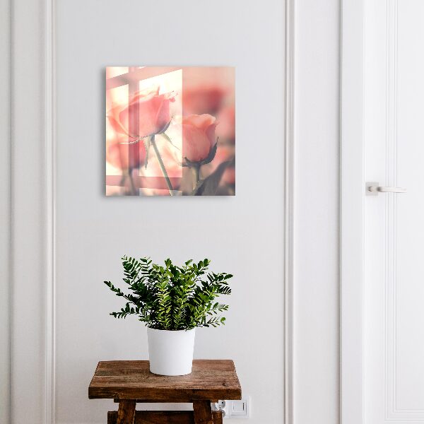 Schlüsselbox im Design Zarte Blüten