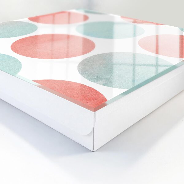 Schlüsselbox im Design Pastellkreise