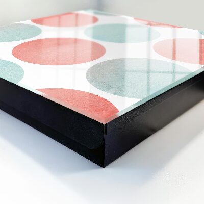 Schlüsselbox im Design Pastellkreise