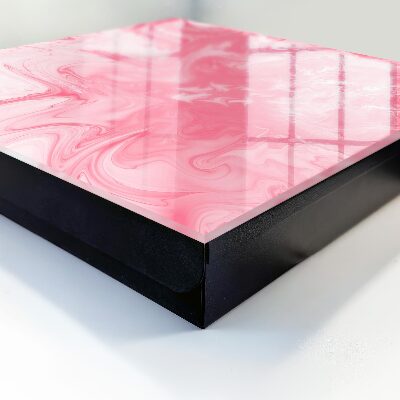Wand-Schlüsselbox in Rosa Schaum