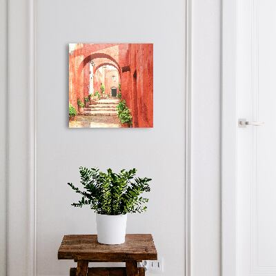 Schlüsselbox zur Wandmontage in Rot