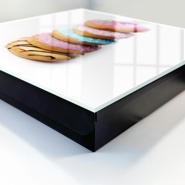Schlüsselbox zur Wandmontage Design Bunte Donuts