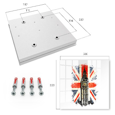 Schlüsselbox im Design eines britischen Symbols