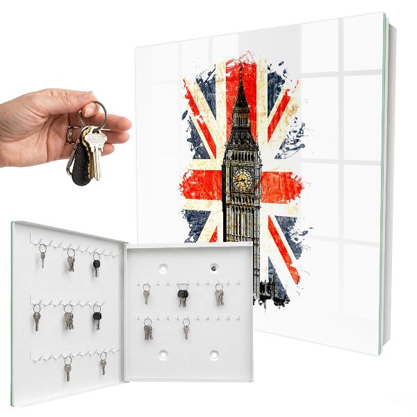 Schlüsselbox im Design eines britischen Symbols