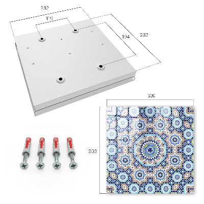 Schlüsselkasten mit orientalischem Mosaikdesign