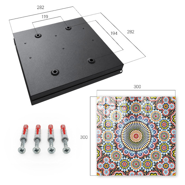 Schlüsselbox mit Mosaikmuster