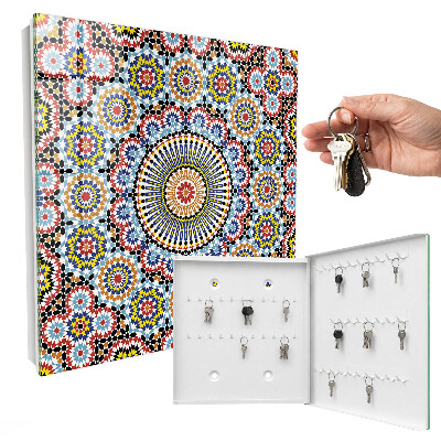 Schlüsselbox mit Mosaikmuster