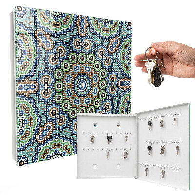 Schlüsselbox zur Wandmontage Design Mosaik der Farben