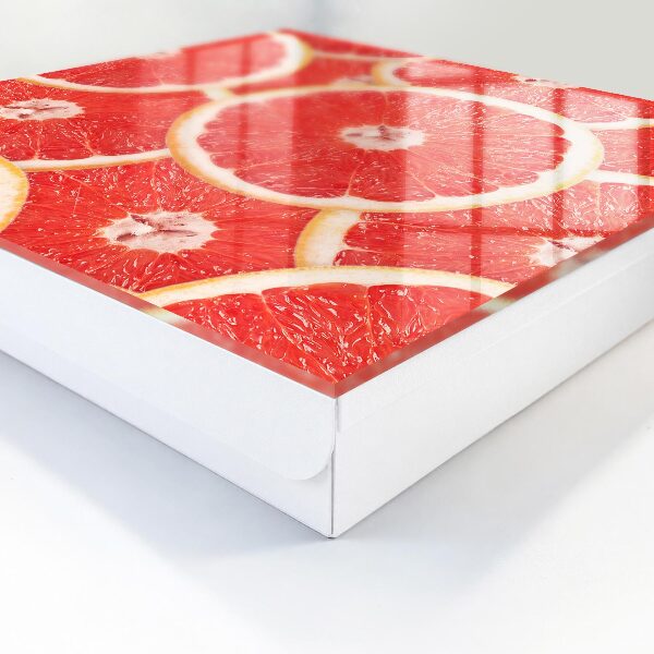 Schlüsselkasten mit Motiv Grapefruitscheiben