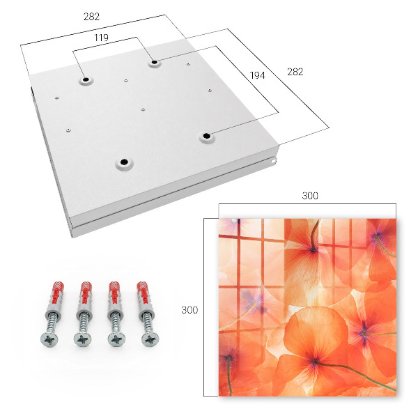 Schlüsselkasten im Design Blumenekstase