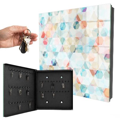 Schlüsselbox mit geometrischem Muster