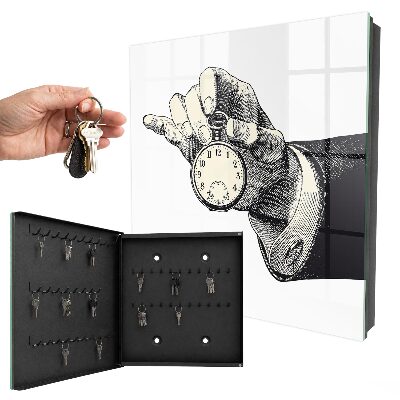 Schlüsselbox zur Wandmontage ausführung als Taschenuhr