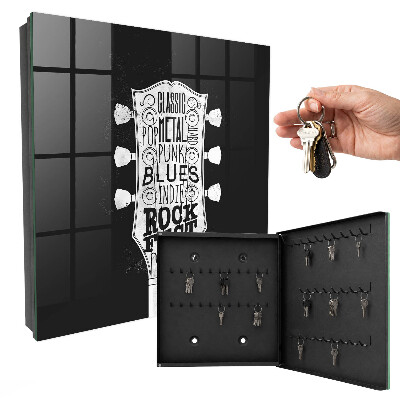 Schlüsselbox zur Wandmontage Design Rockfestival