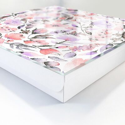 Schlüsselbox im Design Pastellblumen