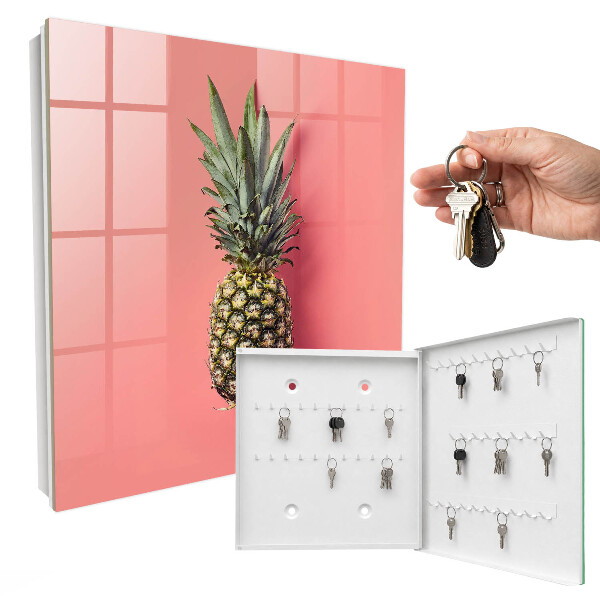 Schlüsselbox im Design Exotische Ananas