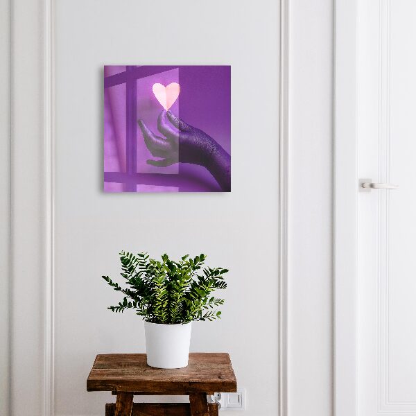 Schlüsselkasten im Design Lila Liebe