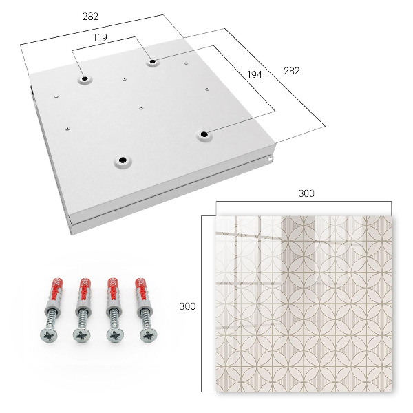 Schlüsselkasten im Design Elegante Geometrie
