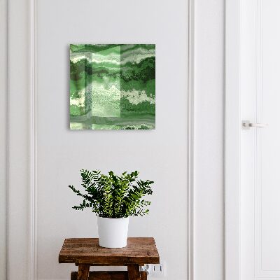 Schlüsselbox für die Wand in grüner Struktur