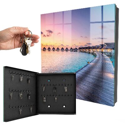 Schlüsselbox mit Motiv Ein friedlicher Sonnenuntergang
